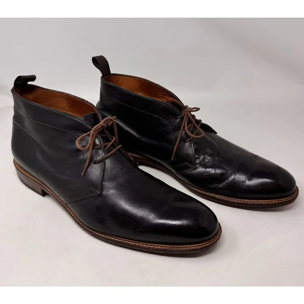Massimo Matteo Firenze Cuoio Men Boots (Hand Made In Italy) Size 13M - New Soles